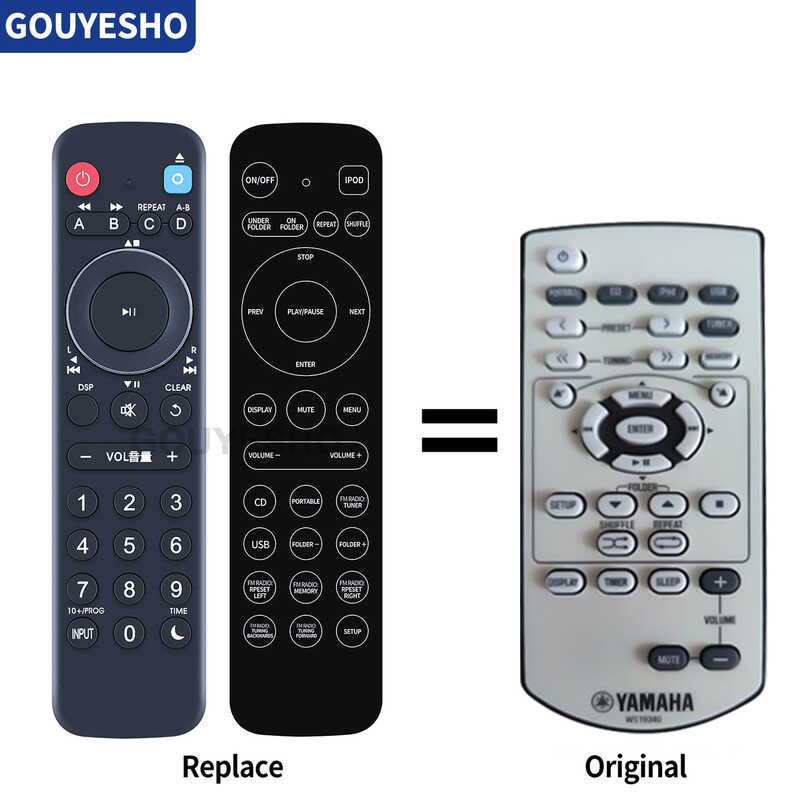 Remote Bagong Replacement Control Para Sa Yamaha Ws19340 Crx040 Mcr