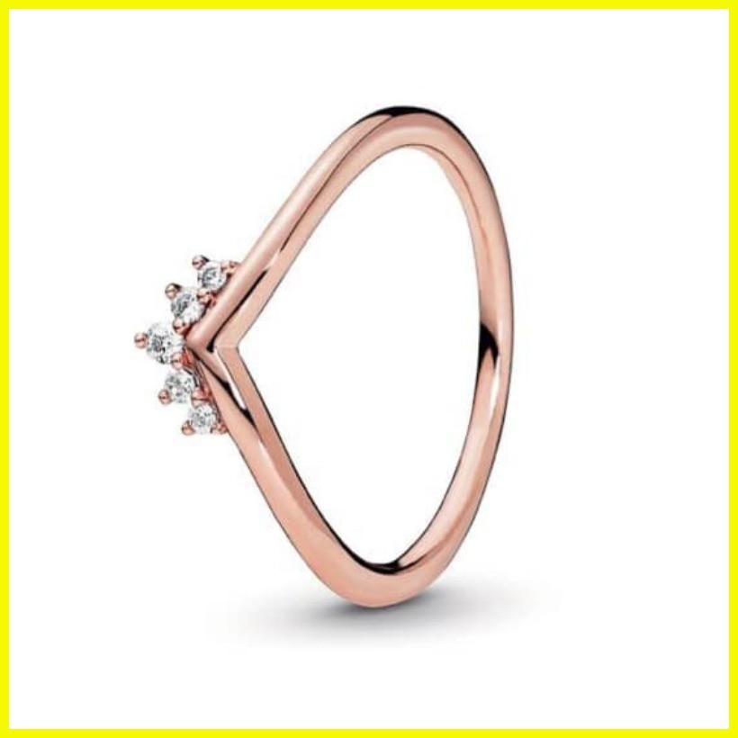 ∇ PAN Rose Tiara Wishbone Ring PR080 | Shopee Philippines