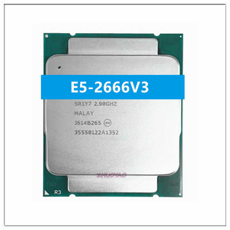 Xeon 2666v3 E5 2666 v3 2.9 GHz Ten-Core Twenty-Thread CPU Processor 25M ...