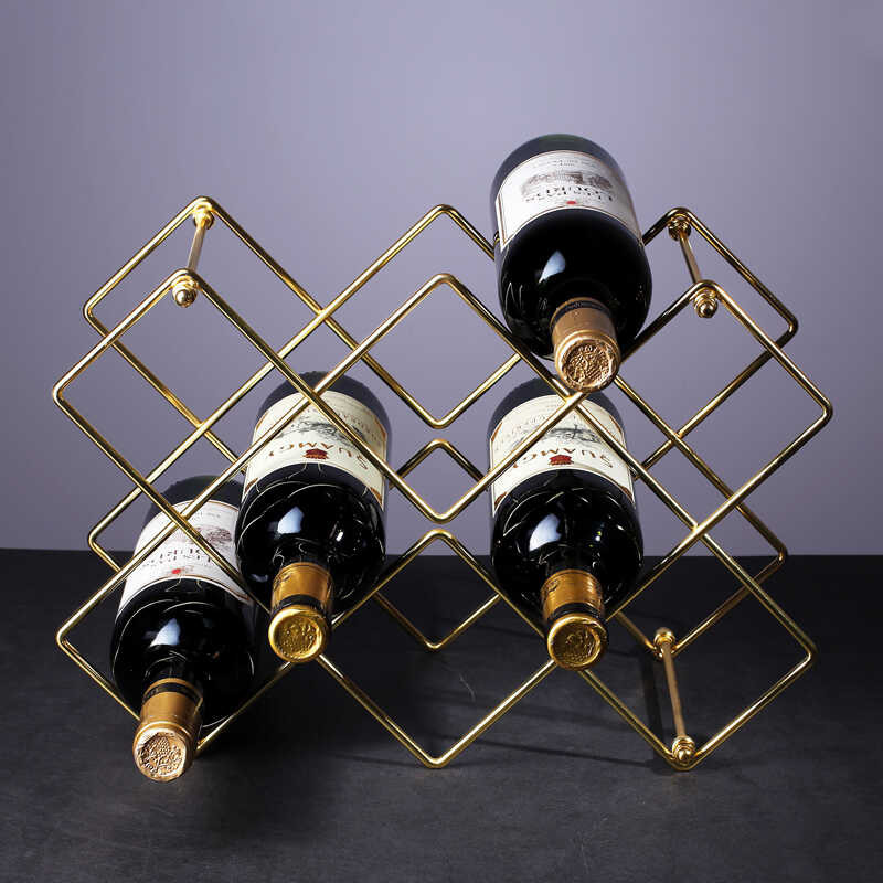 Storage Creative Red Rack Living Room Wine Cabinet House Dining Table ...