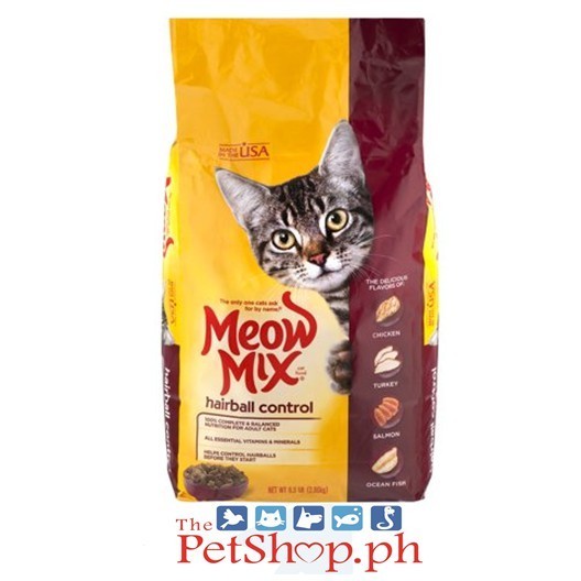 Meow Mix Hairball Control Cat Food For Adult 1.43kg Shopee Philippines