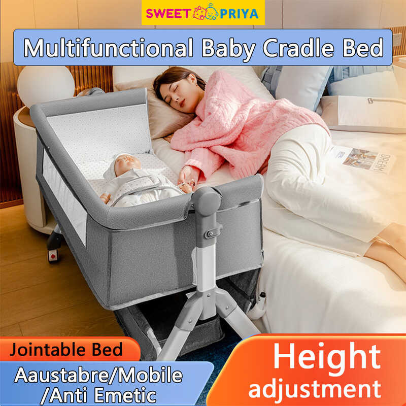 Sa 1 3 Baby Crib Portable Cradle Cart Rocker Newborn Sleeping Basket Sa ...