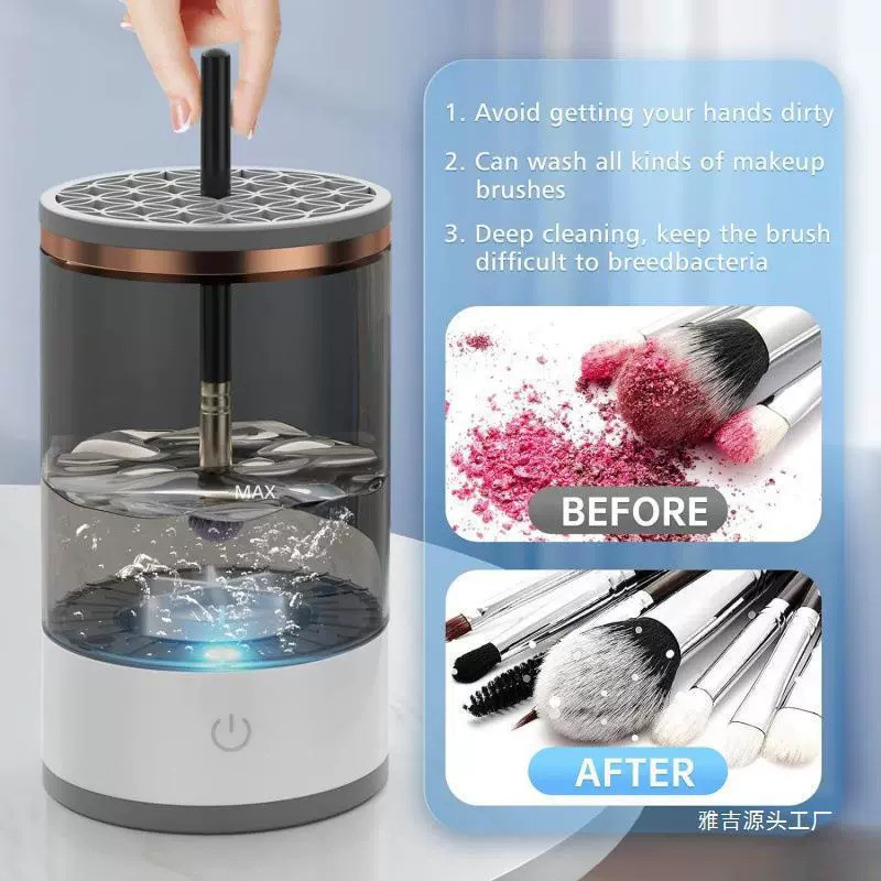 USB Electric Makeup Brush Cleaner Fast and Efficient Cleaning for All ...
