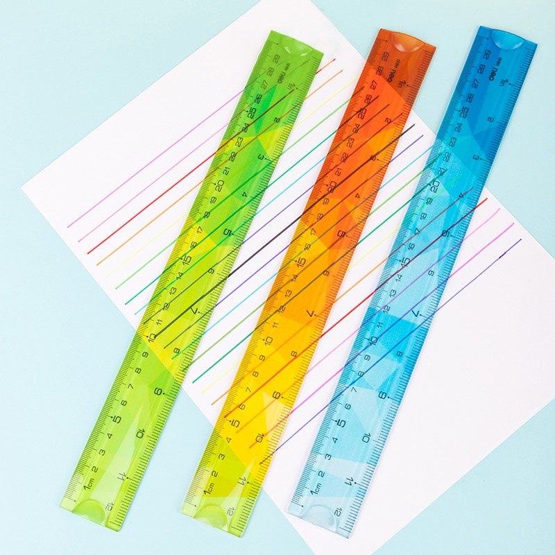 Deli EH651 Twist Soft Ruler Metric Inch School Supplies Office Supplies ...