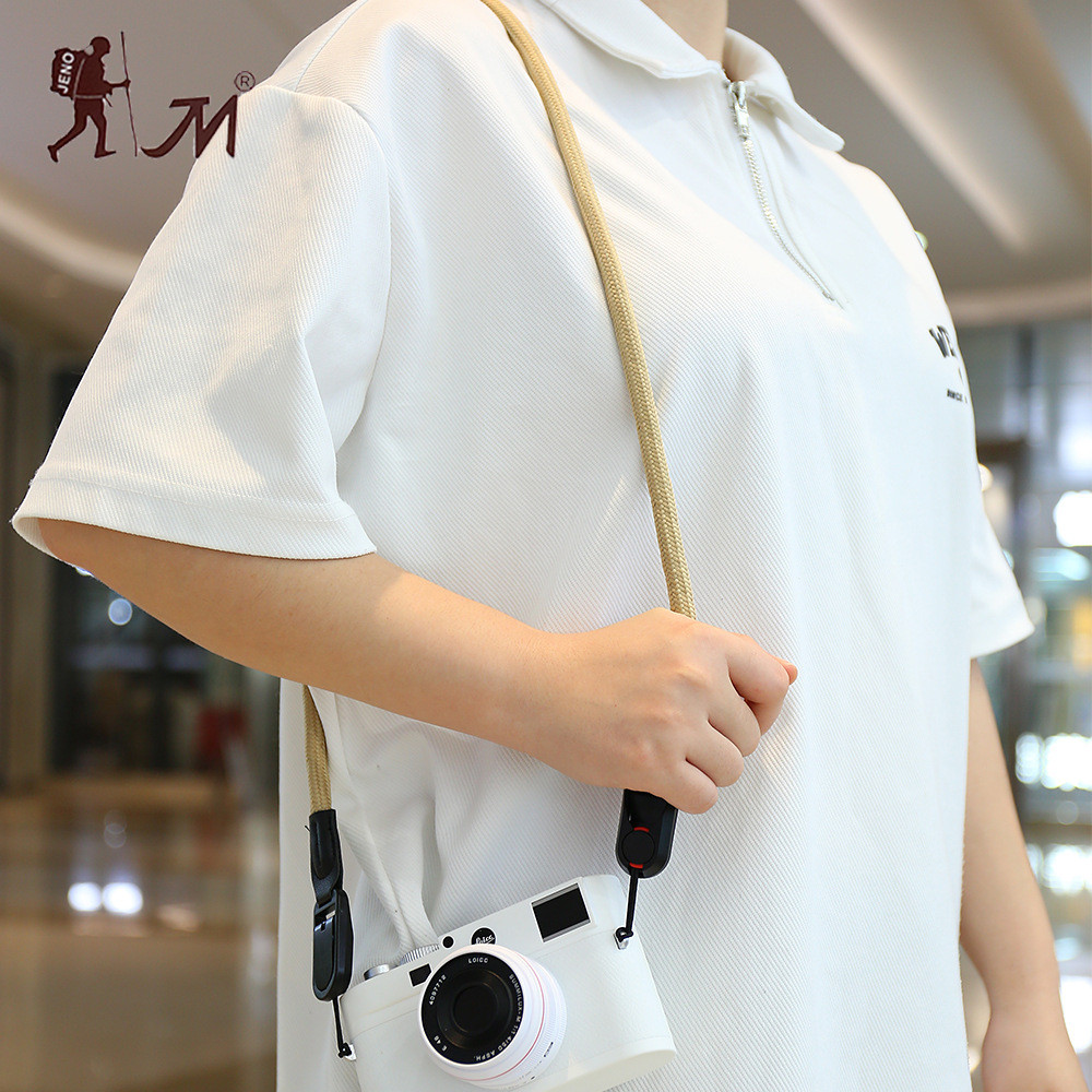 Vintage Style Cotton Rope Camera Neck Strap For DSLR Mirrorless – Green