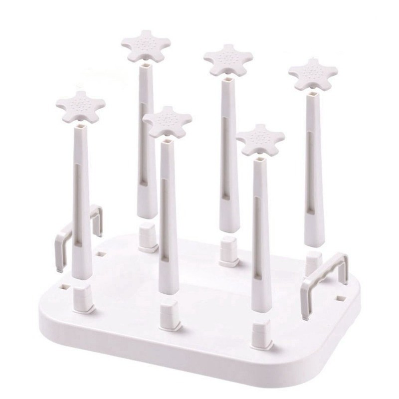 Plastic Cup Drying Rack Large Capacity Detachable Glass Cup Storage ...