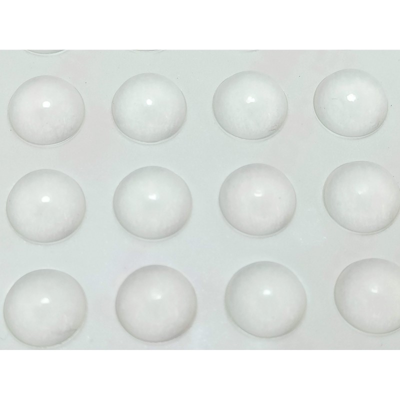 10Pcs Self Adhesive Round Silicone Rubber Bumpers Soft Transparent Anti ...