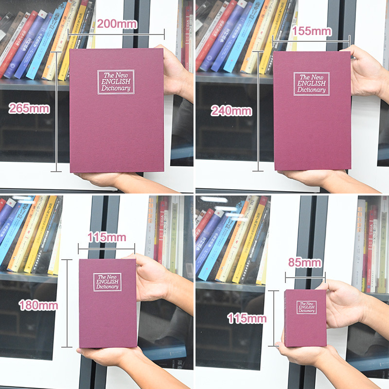 Book Safe Box Key/password Dictionary Cash Box Contains Hidden Book ...
