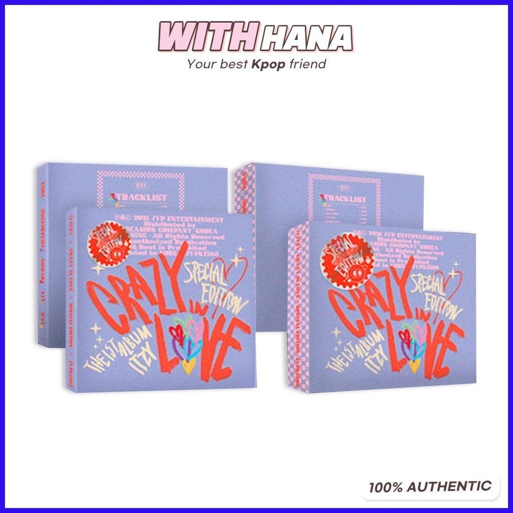 ๑ ITZY 1st Album Crazy In Love Special Edition / Jewel Case Photobook ...