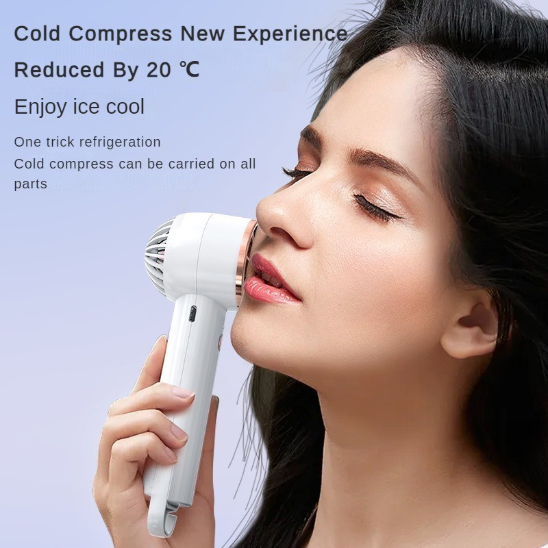 USB Charging High Wind Cold Compress Fan Portable Long Lasting