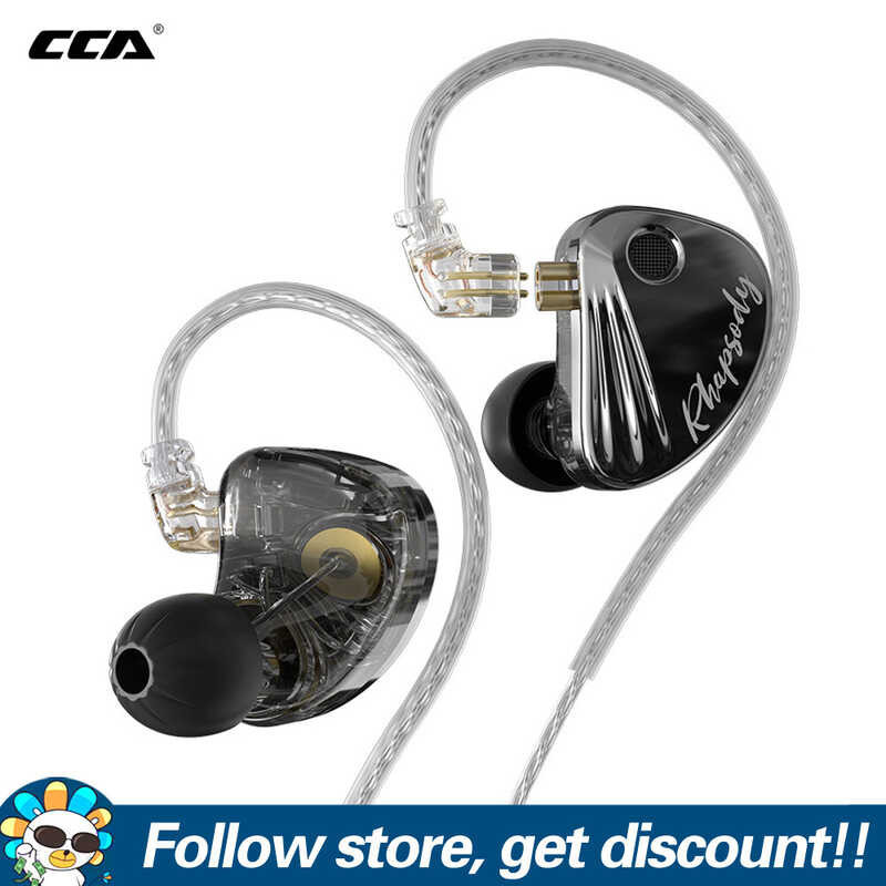 Tunable CCA Rhapsody Earphone 2Dd+4Ba Hybrid Drivers Earbuds 4 Level ...
