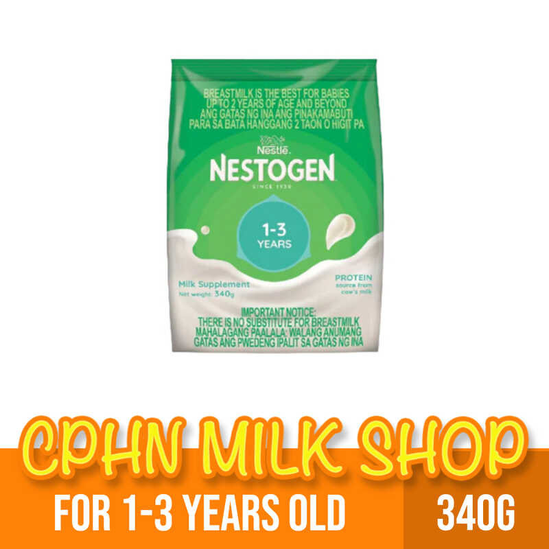 COD Nestogen para sa 13 Taon Lumang 340g Milk Supplement ** Shopee