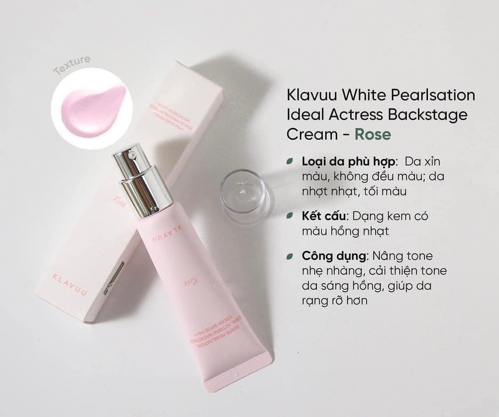 Primer Correcteur De Couleur KLAVUU White Pearlsation - Crème SPF30 PA++, Idéal Backstage