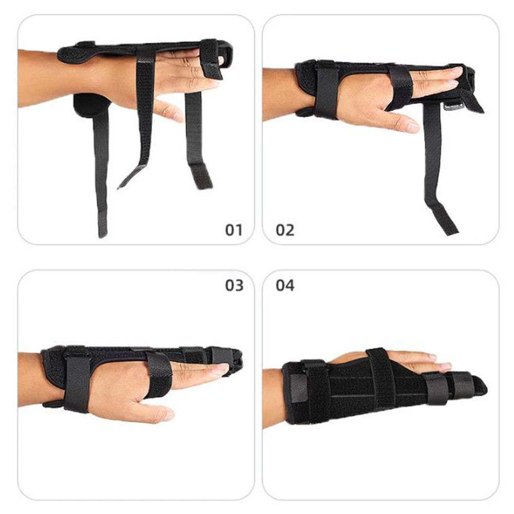 1PC Finger Splint Hand Brace,Pinky Fingers Splint For Boxer Fractures ...