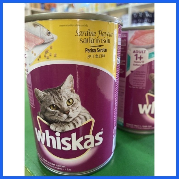 Whiskas In Can (400grams)tuna, Sardines,0cean Fish 