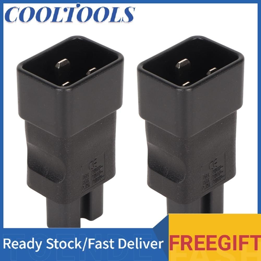 Cooltools IEC320 C20 To C15 Power Adapter Converter Wide Application 2 ...