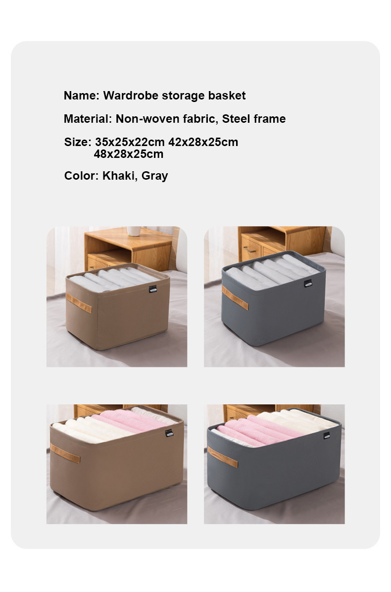 Foldable Clothes Organizer Storage Box for Shirts and Toys lagayan ng ...
