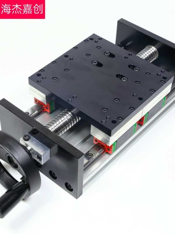 150 slide table double track ball screw linear guide module XY manual ...