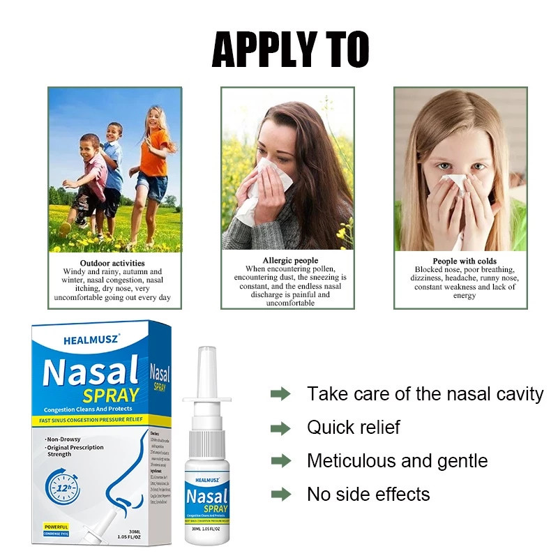 Nasal Spray Chronic Rhinitis Sinusitis Spray Rhinitis Original Herb ...