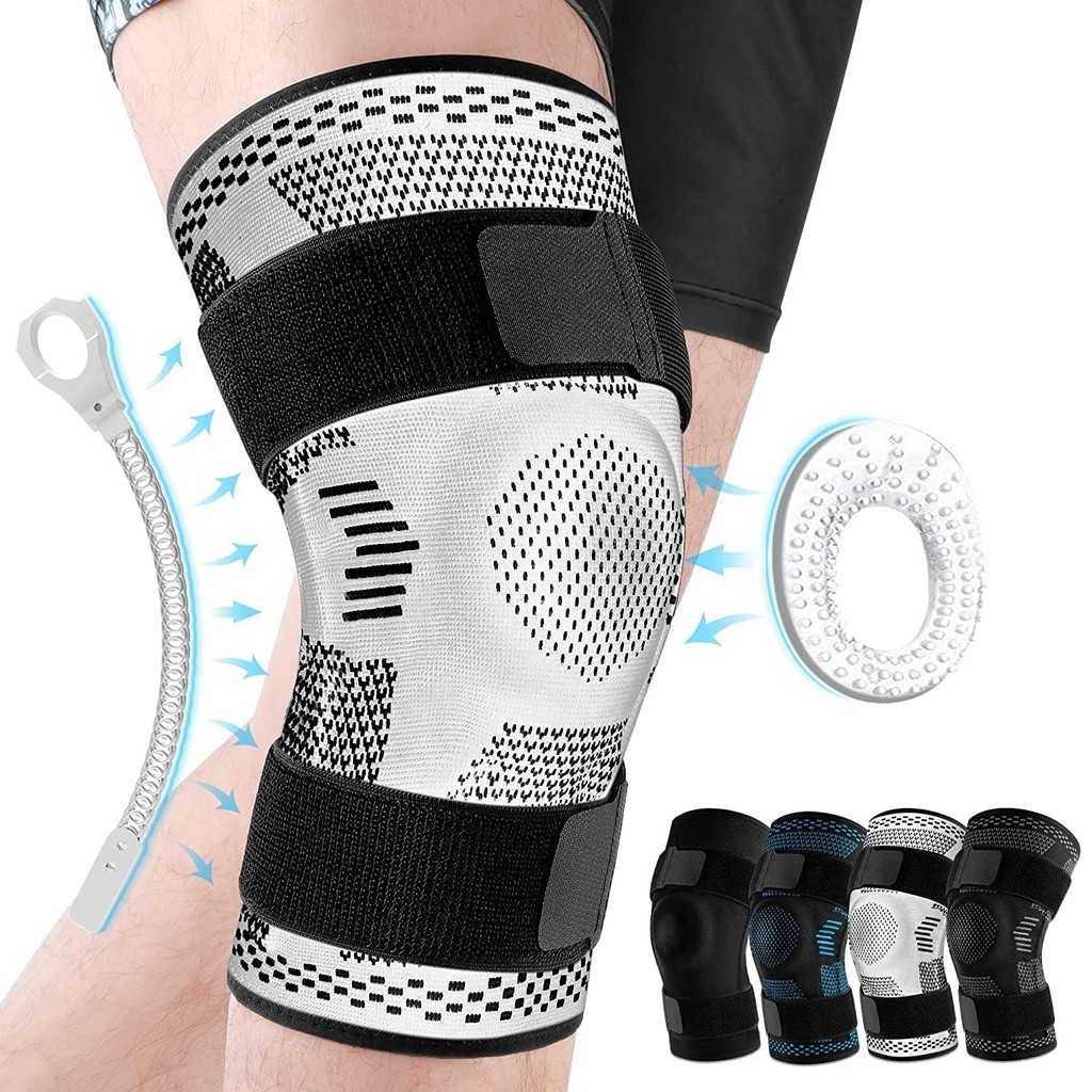 ∆ ☬ NEENCA Knee Brace Support Compression Sleeve Knee Pain Meniscus ...
