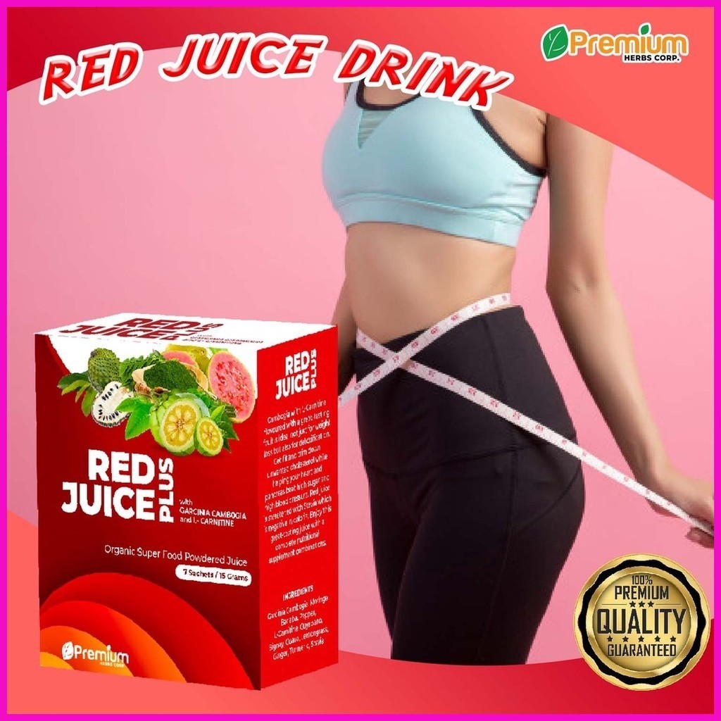 Red Juice Plus Garcinia Cambogia, LCarnitine, Green Tea, Banaba