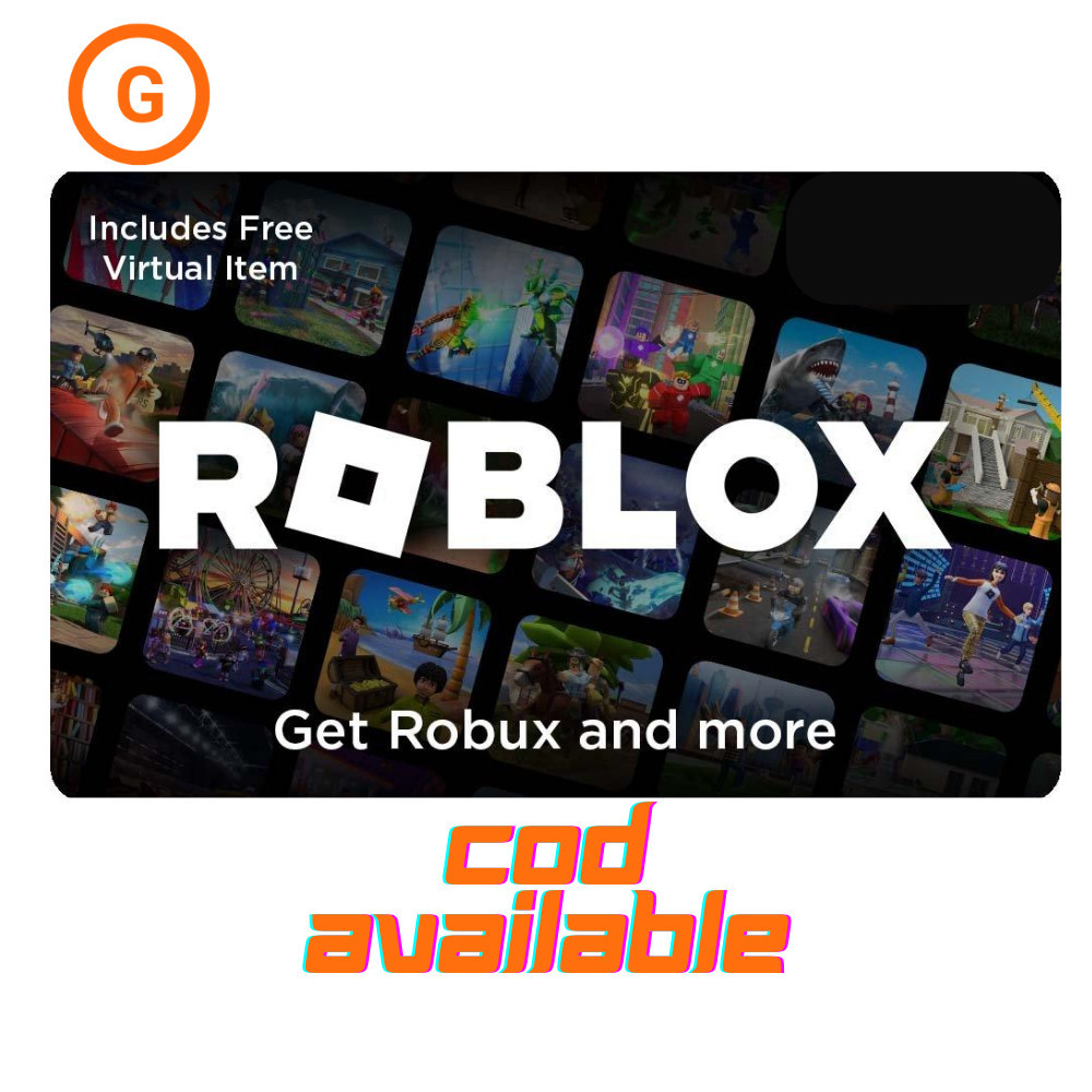 ☸ ۞ Robux 100/200/400/800/2000 COD Available Shopee Philippines