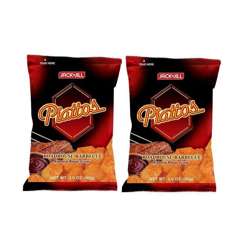 Piattos Roadhouse Barbecue Flavored Potato Crisps 83g - 2 pack COD ...