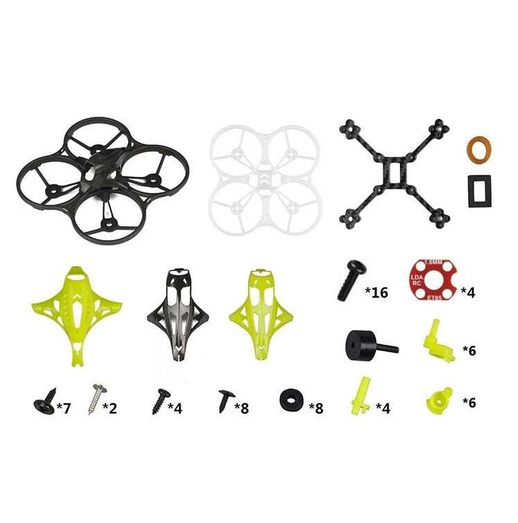 LDARC 87.6 mm Cinewhoop 4S Quadcoper Frame Kits na may 4 Canopies ET85 ...
