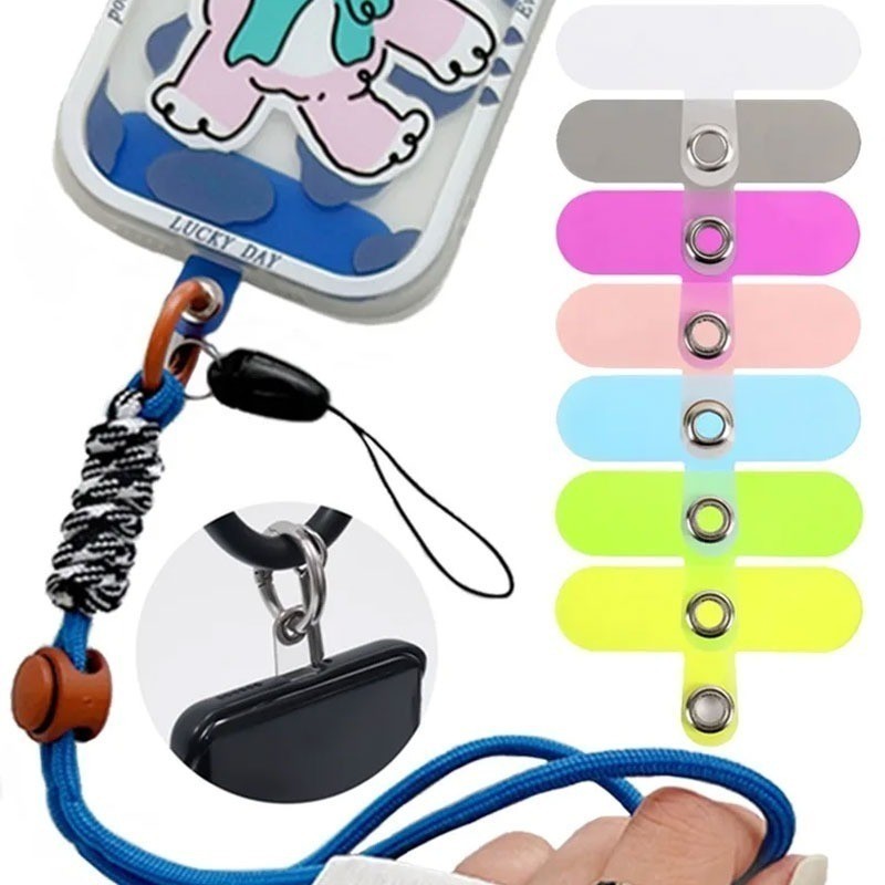 Universal Transparent Replacement Phone Strap Patches / PVC Cellphone ...