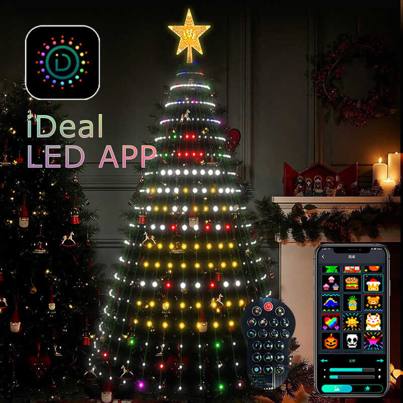 Tree Christmas Toppers Lights iDeal LED Appliion Controls DIY Images ...