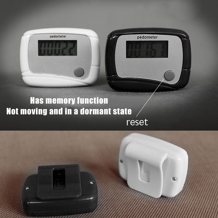 Walking Distance Step Pedometer Digital LCD Running Distance Multi ...