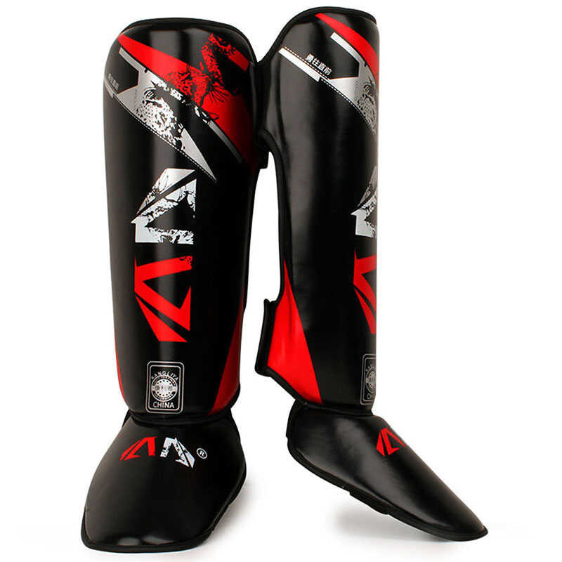 Legguard Muay Sanda Thai Shin Boxing Siamese Shank Protection Foot ...