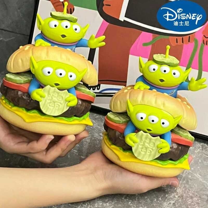 Toy Story Cartoon Alien Hamburger Creative Statue Three Eyes Alien ...