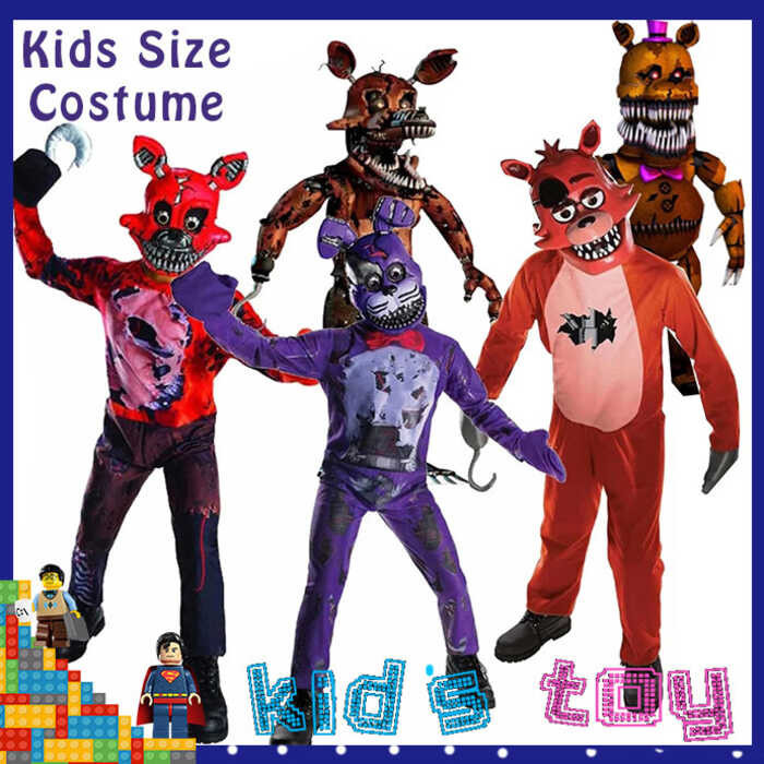 Children FNAF Freddy Game Five Nights At Freddy's Fancy Dress Fantasia ...