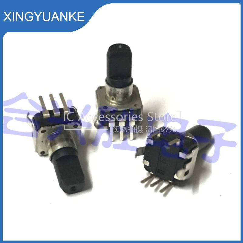 1Pcs/Lot EC09 Small Type Rotary Encoder With Push Button Switch 12 ...