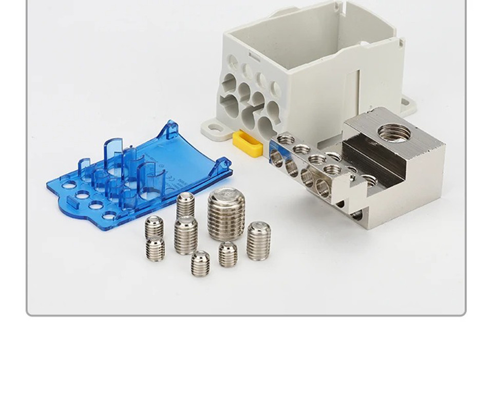 electrical wire connector One in multiple-out distribution box Din Rail ...