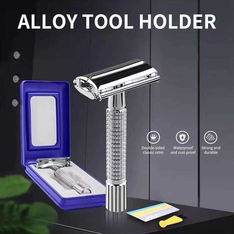 NEW Double Edge Men's Double-Sided Safety Stainless Steel Manual Razor ...