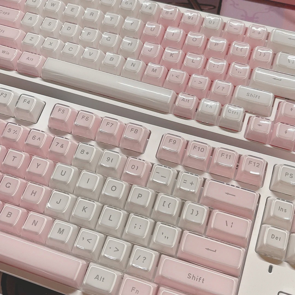 Double-colored Jelly Crystal Translucent Keycap PC Two-color Injection ...
