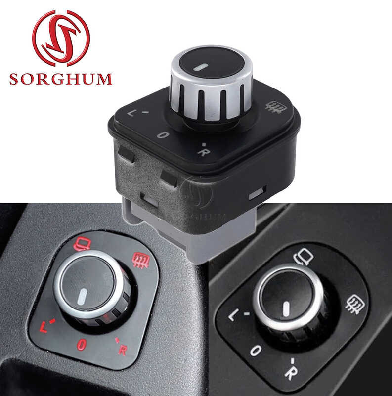 Automotive Rearview Mirror Button Control Switch, USTE Knob