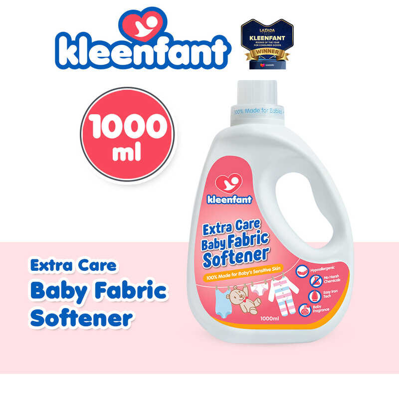 Kleenfant Care Baby Fabric Softener (1 Liter) Fabcon Babae Clothes ...