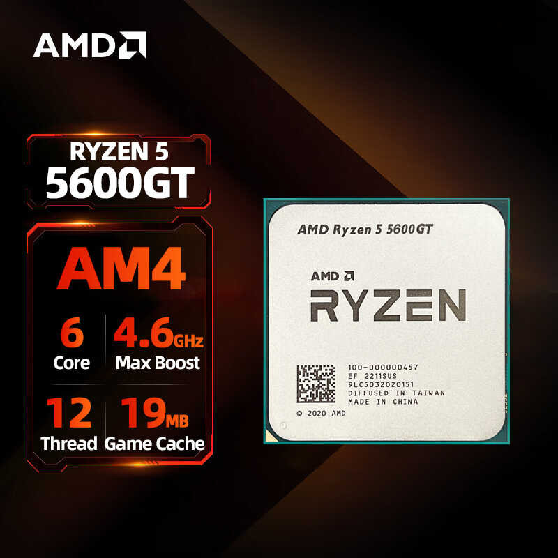 新品　AMD Ryzen 5 5600GT 動作保証 Amazon | 【Amazon.co.jp限定】 AMD CPU Ryzen 5 5600GT, with