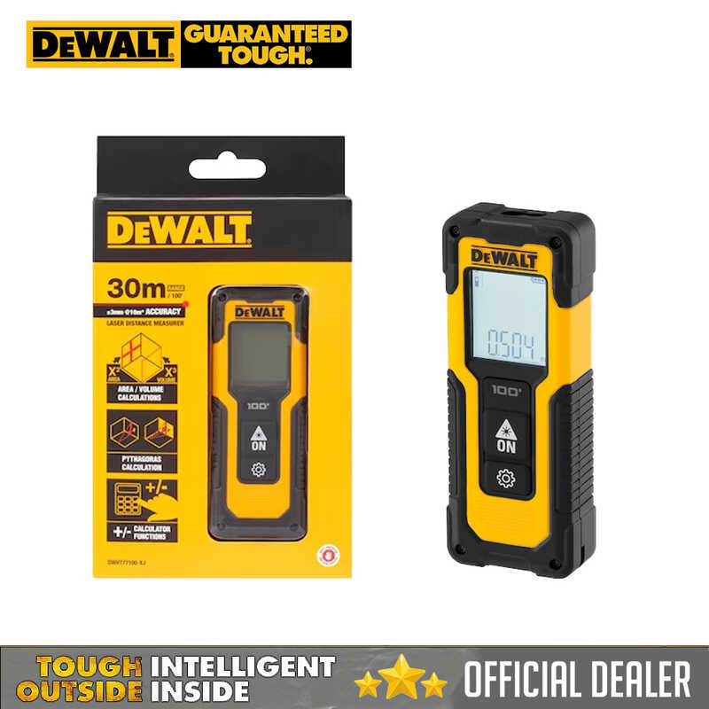 DWHT77100XJ (30meters) Laser Distance Measure (MSRGTL) (DWTACC