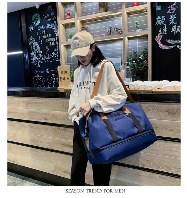 TAVIMART  -  Fashion Leisure Portable Duffel Bags Large Capacity Canvas Travel Tote Cross-Body Classic Handbag Men Messenger