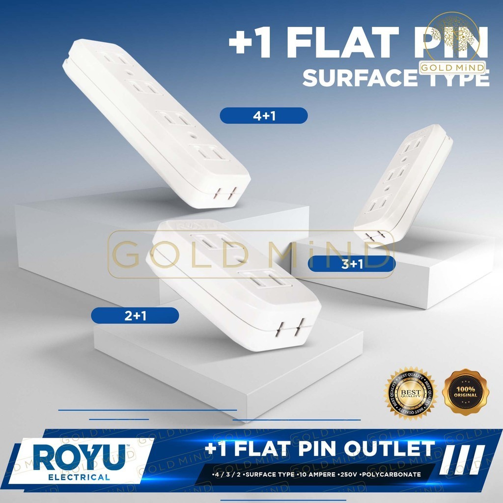 Extension Outlet Royu, Surface Type / Spring Loaded Type / Flat Pin ...