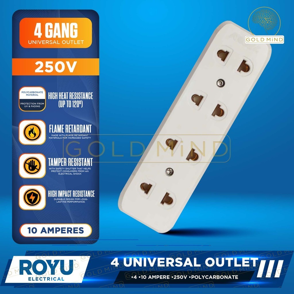 Extension Outlet Royu, Surface Type / Spring Loaded Type / Flat Pin ...