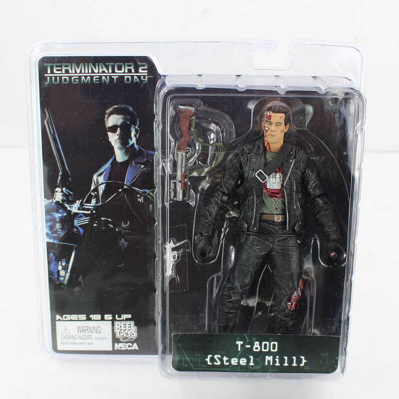 NECA Ang Terminator T-800 T-1000 Endoskeleton PVC Action Figure ...