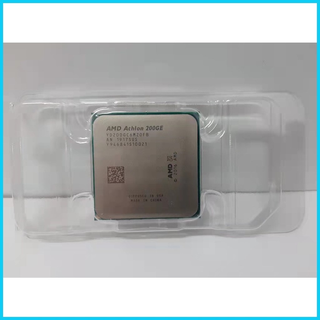 ஐ PROCESSOR AMD ATHLON 200GE 3.2GHZ/2C/4T/4MB/RDN-VEGA3/ AM4 (W/ HSF ...