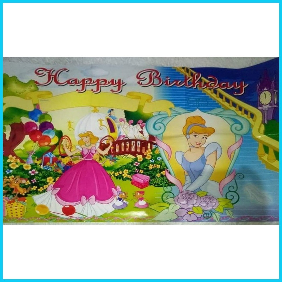 ۞ CINDE_RELLA THEME BANNER TARP 55 BY 89 CM | Shopee Philippines