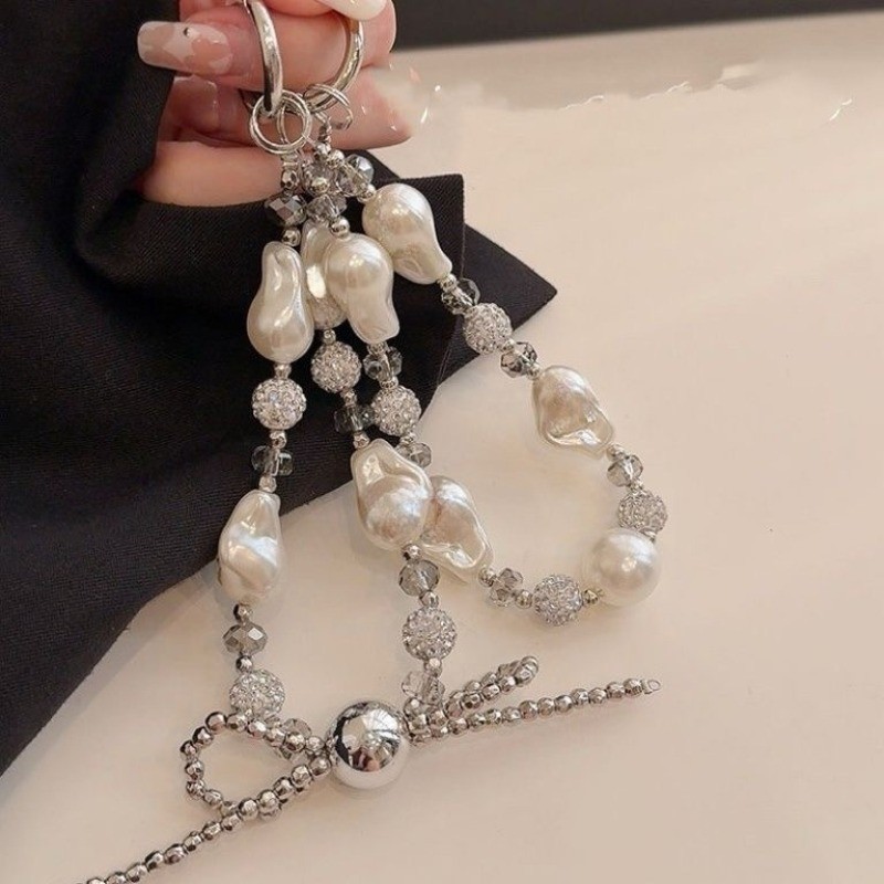 Y2K Rope For Phone Chain Lanyard Charm Strap Wrist Cute Crystal Bead ...