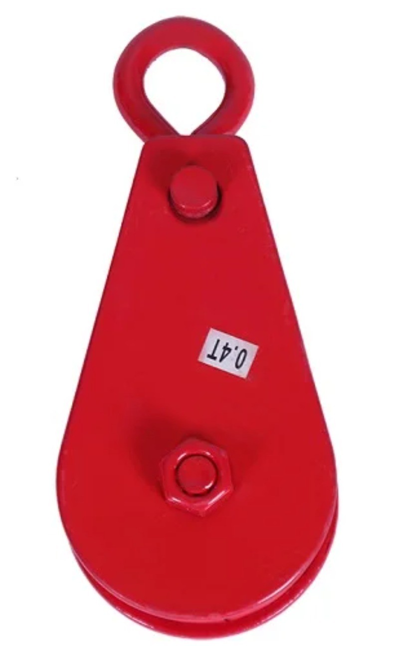 50kg-400kg Mini Snatch Pulley Block Cable Steel Wire Rope Wheel, Pulley ...